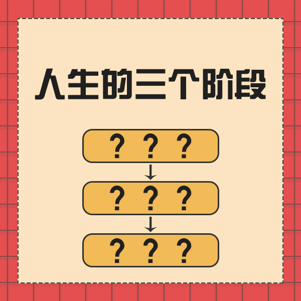 人生重要的三个阶段